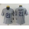 Cheap Ezekiel Elliott Cowboys Jersey From China 2019 new Grey Inverted Legend in Men Women Youth Size #21
