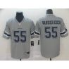 Cheap Leighton Vander Esch Cowboys Jersey From China 2019 new Grey Inverted Legend in Men Women Youth Size #55