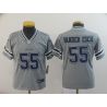Cheap Leighton Vander Esch Cowboys Jersey From China 2019 new Grey Inverted Legend in Men Women Youth Size #55