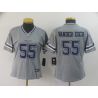 Cheap Leighton Vander Esch Cowboys Jersey From China 2019 new Grey Inverted Legend in Men Women Youth Size #55