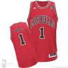 Cheap Derrick Rose Bulls Jersey #1 Road Red Latin Nights Patch From China