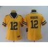 Cheap Aaron Rodgers Packers Jersey From China 2019 new Gold Inverted Legend in Men Women Youth Size #12