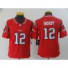 Cheap Tom Brady Patriots Jersey From China 2019 new Red Inverted Legend in Men Women Youth Size #12