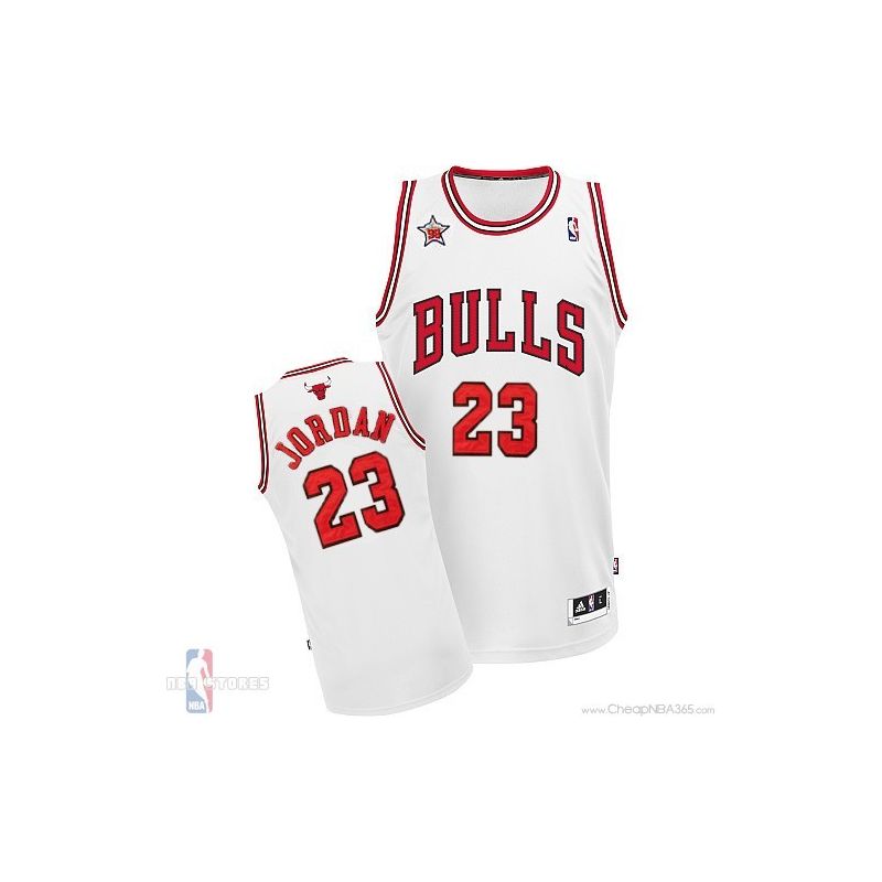 Cheap Michael Jordan Bulls Jersey #23 White 98 All Star MVP From China