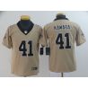 Cheap Alvin Kamara Saints Jersey From China 2019 new Gold Inverted Legend in Men Women Youth Size #41