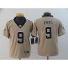 Cheap Drew Brees Saints Jersey From China 2019 new Gold Inverted Legend in Men Women Youth Size #9