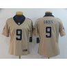 Cheap Drew Brees Saints Jersey From China 2019 new Gold Inverted Legend in Men Women Youth Size #9