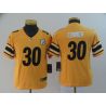 Cheap James Conner Steelers Jersey From China 2019 new Gold Inverted Legend in Men Women Youth Size #30