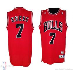 Cheap Toni Kukoc Bulls Jersey #7 Red From China