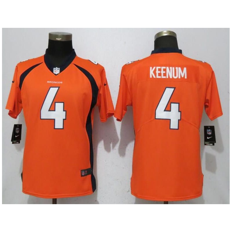 Cheap Case Keenum Broncos Women Jersey China Denver #4