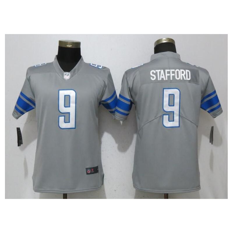 Cheap Matthew Stafford Lions Women Jersey From China #9