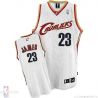 Cheap LeBron James Cavaliers Jersey #23 Home White From China