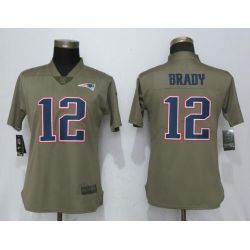 Cheap Tom Brady Patriots Women Jersey From China #12