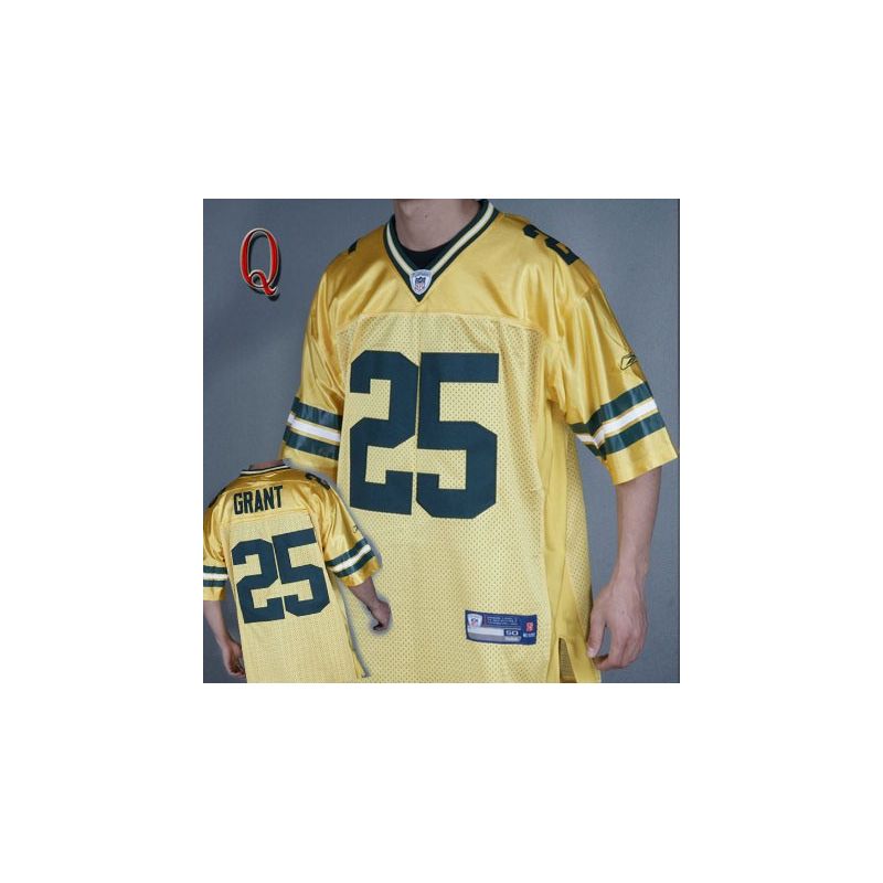 Cheap Ryan Grant Packers Jersey #25 Yellow From China