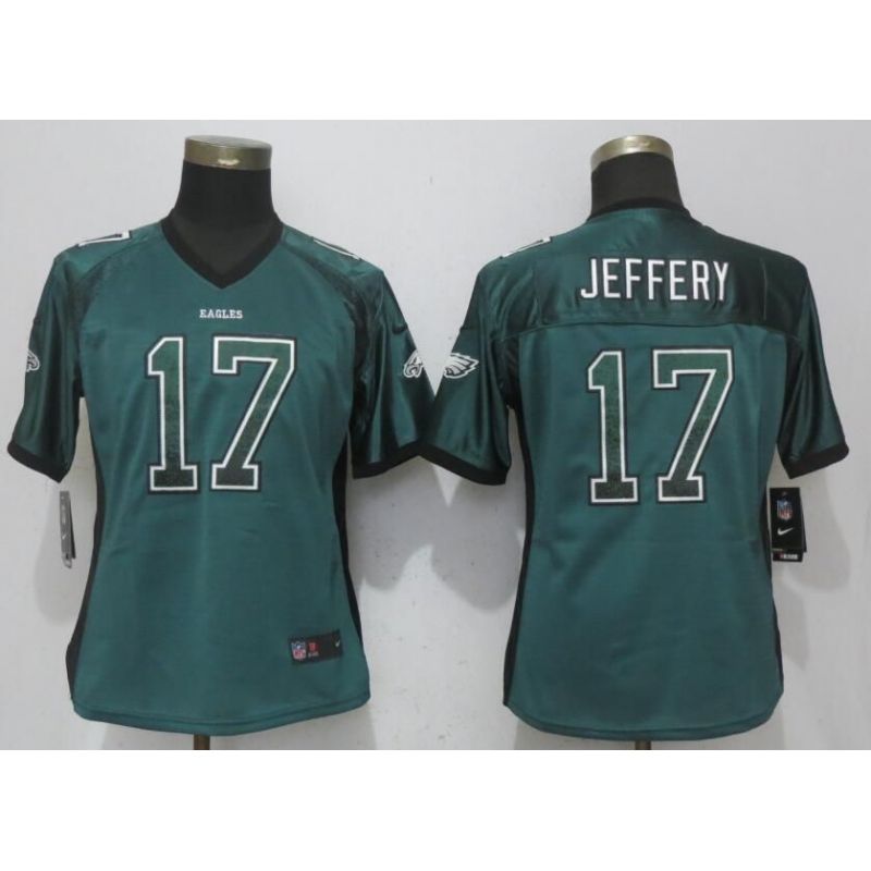 Cheap Alshon Jeffery Eagles Women Jersey From China #17