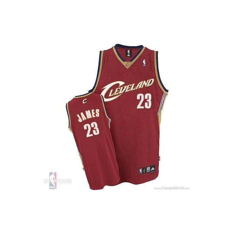 Cheap LeBron James Cavaliers Jersey #23 Road Red From China