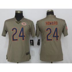 Cheap Jordan Howard Bears Jersey 2017 Pro Bowl NFC/Olive Home in Men Women Youth Size