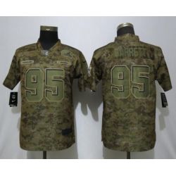 Cheap Myles Garrett Browns Jersey From China 2017 draft Salute to Service #95