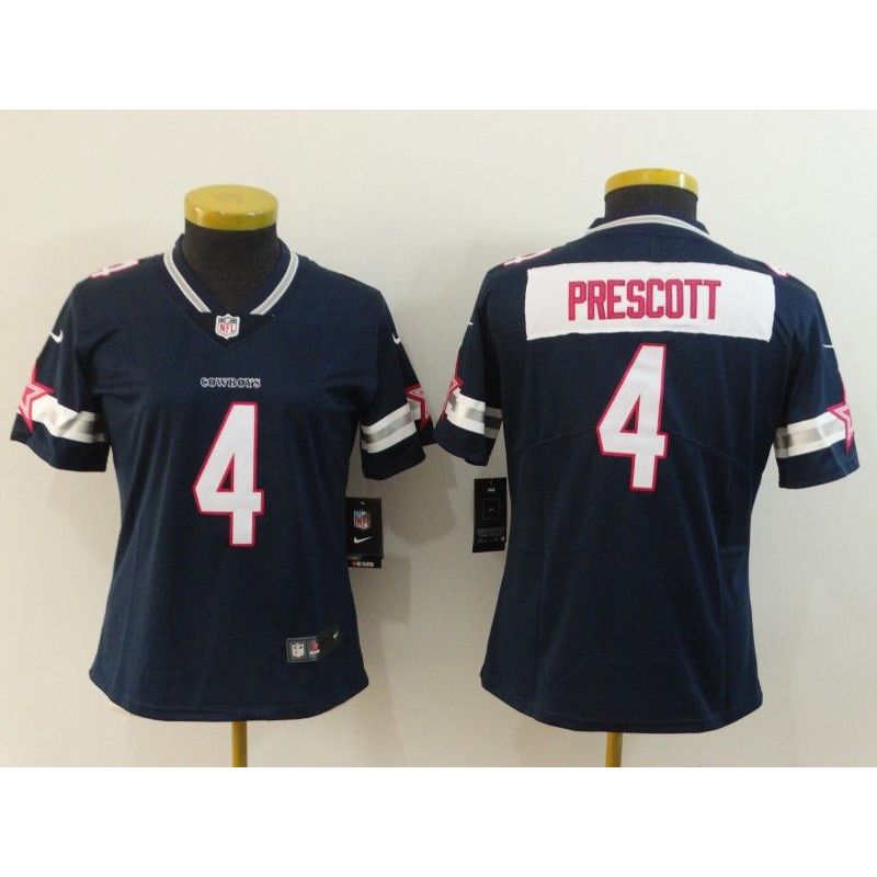 Cheap Dak Prescott Cowboys Women Jersey From China White&Pink Vapor Untouchable Limited #4 Cheap Dak Prescott Cowboys Women Jersey From China White&Pink Vapor Untouchable Limited #4