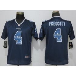Cheap Dak Prescott Cowboys Women Jersey From China White&Pink Vapor Untouchable Limited #4