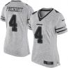 Cheap Dak Prescott Cowboys Women Jersey From China White&Pink Vapor Untouchable Limited #4