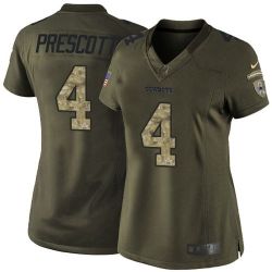 Cheap Dak Prescott Cowboys Women Jersey From China White&Pink Vapor Untouchable Limited #4