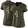 Cheap Dak Prescott Cowboys Women Jersey From China White&Pink Vapor Untouchable Limited #4