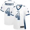 Cheap Dak Prescott Cowboys Women Jersey From China White&Pink Vapor Untouchable Limited #4