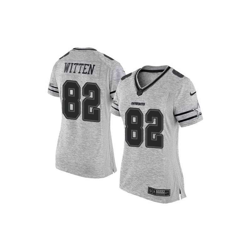 Cheap Jason Witten Cowboys Women Jersey From China Olive Salute To Service #82