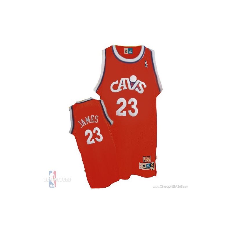 Cheap LeBron James Cavaliers Jersey #23 Throwback Orange From China