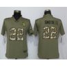 Cheap Harrison Smith Vikings Women Jersey From China Olive Salute To Service #22