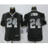 Cheap Marshawn Lynch Raiders Jersey From China #24 in Youth Women Men Size