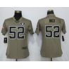 Cheap Khalil Mack Raiders Women Jersey From China Olive Salute To Service #52