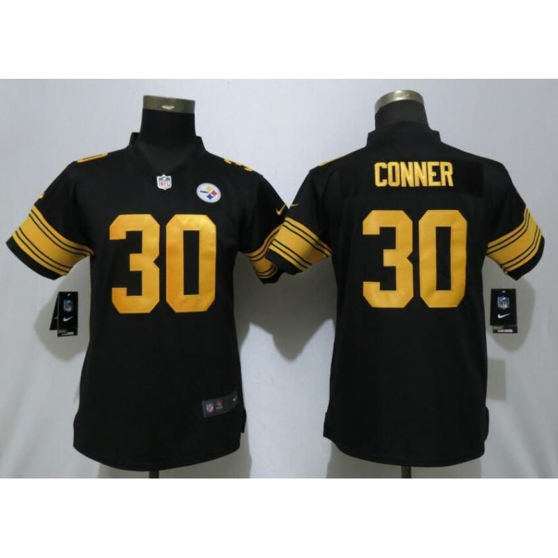 Cheap James Conner Steelers Jersey From China 2017 draft Salute to Service Anthracite #30