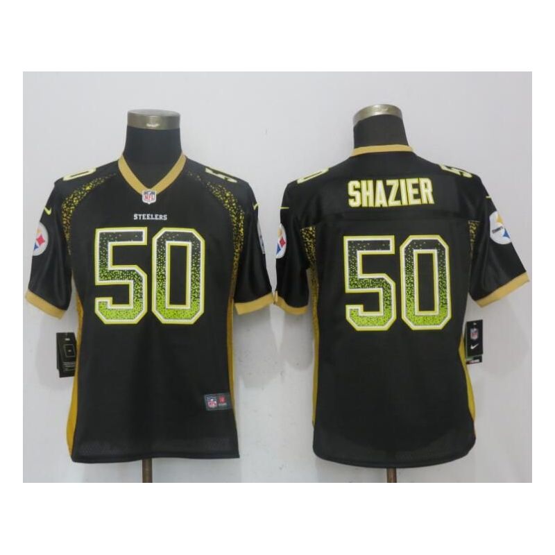 Cheap Ryan Shazier Steelers Women Jersey From China Black Game #50
