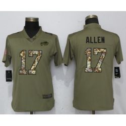 Cheap Josh Allen Bills Women Jersey From China Pink Camouflage Font with Love Heart #17