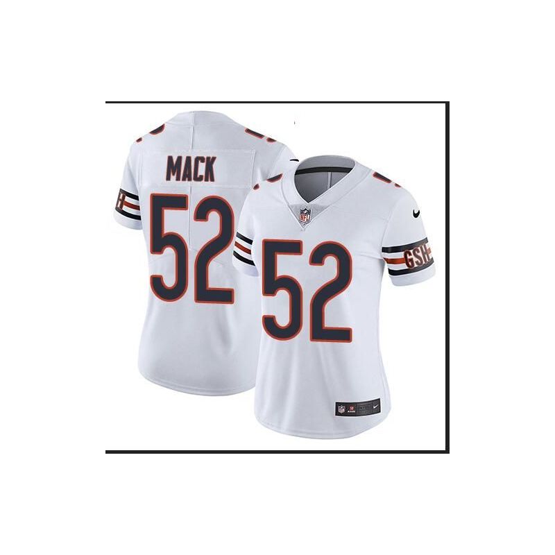 Cheap Khalil Mack Bears Women Jersey From China Pink Camo Font with Love Heart #52