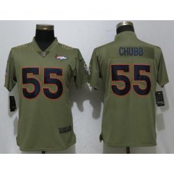 Cheap Bradley Chubb Denver Broncos Salute to Service Women Jersey From China #55