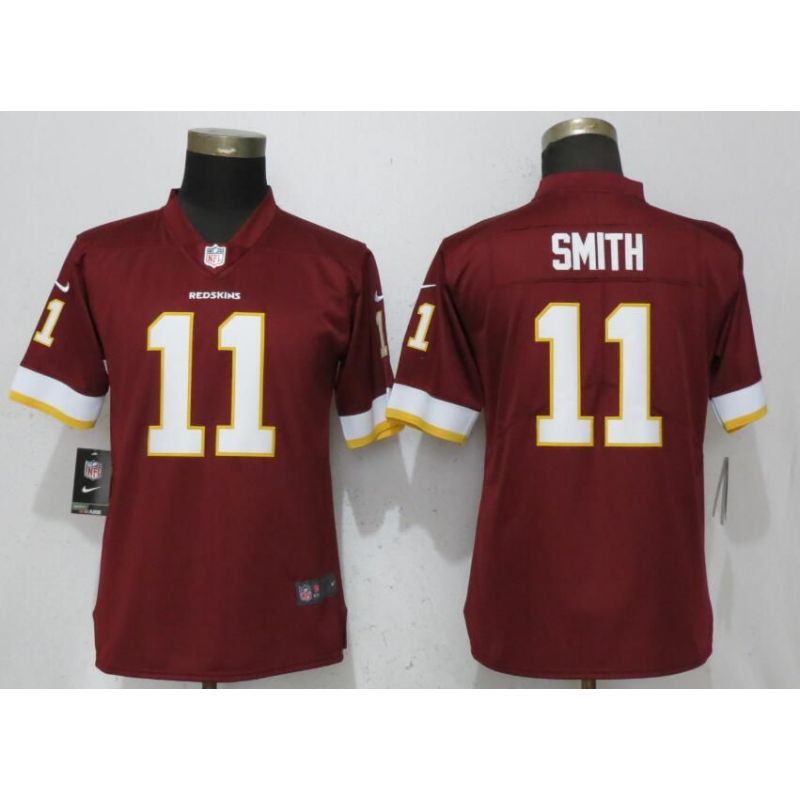 Cheap Alex Smith Redskins Women Jersey China for Wholesale #11