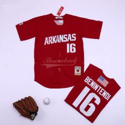 Cheap Andrew Benintendi Arkansas Razorbacks Jersey From China #16