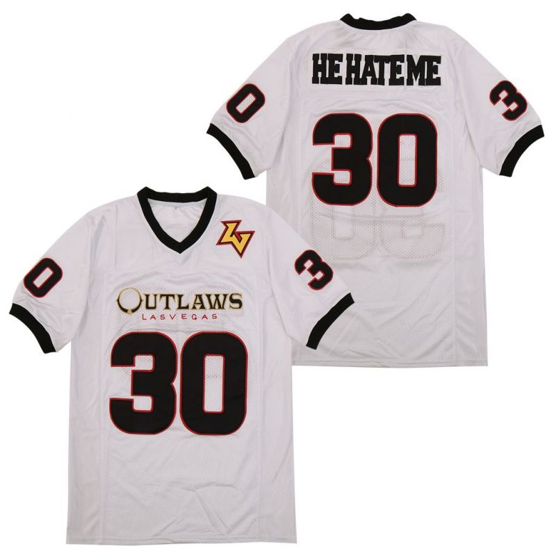 Cheap He Hate Me Las Vegas Outlaws Jersey From China #30