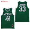 Cheap Magic Johnson Michigan College Jersey From China #33