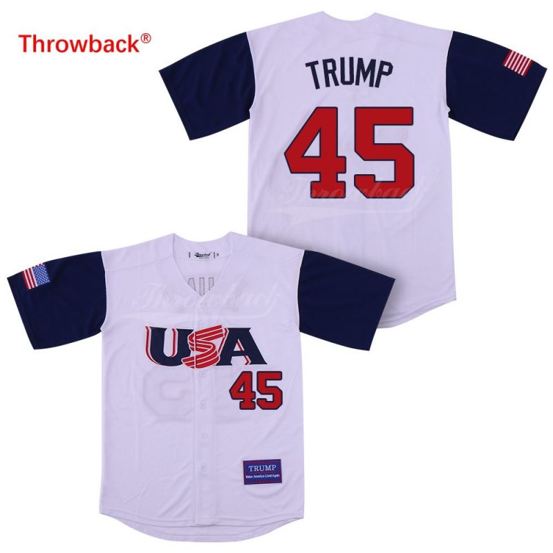 Cheap Donald Trump USA Jersey From China #45