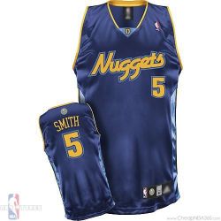 Cheap JR Smith Nuggets Jersey #5 Alternate Dark Blue From China