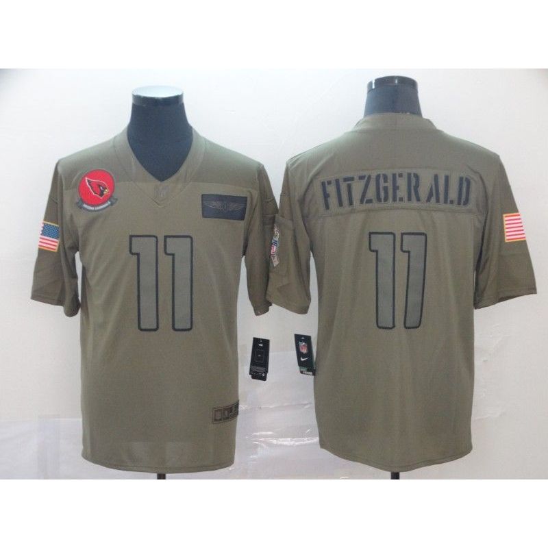 Cheap Larry Fitzgerald Cardinals Jersey From China Salute To Service #11