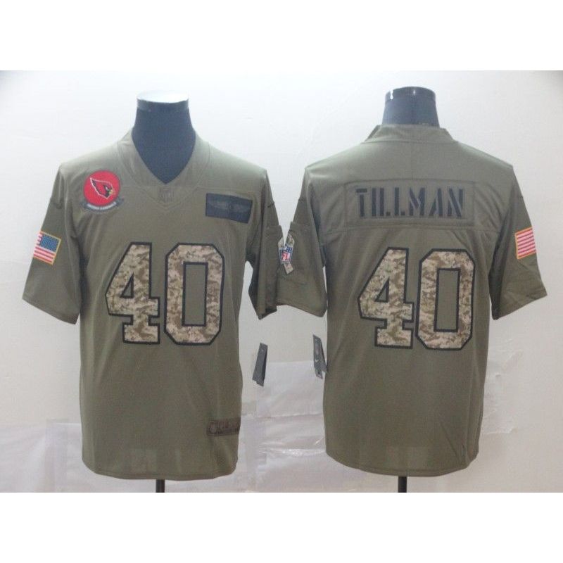 Cheap Pat Tillman Cardinals Jersey From China Salute To Service #40