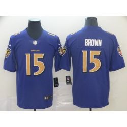 Cheap Marquise Brown Ravens Jersey From China in Men Women Youth Size #15