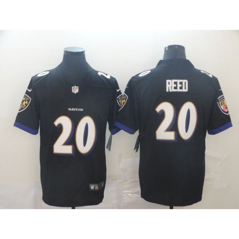 Cheap Ed Reed Ravens Jersey #20 China Black/Purple