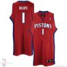 Cheap Chauncy Billups Pistons Jersey #1 Alternate Red From China