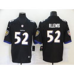 Cheap Ray Lewis Ravens Jersey #52 China Black/Purple